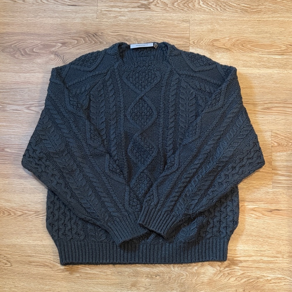 Essentials Knit Sweater - Dark Gray